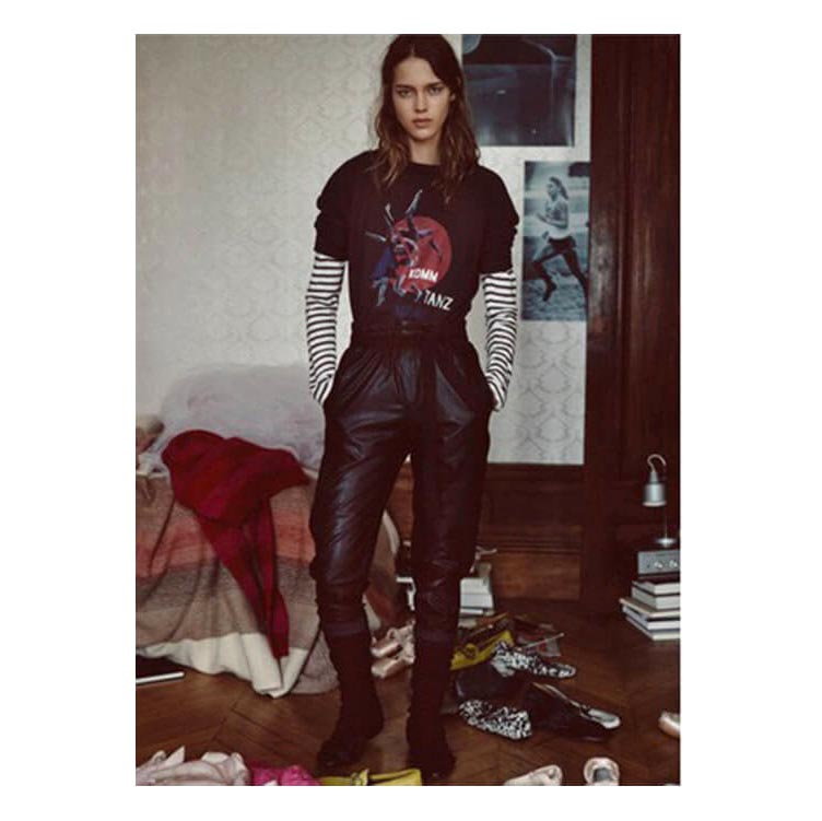 Boyfriend "Jan" simili-cuir NWT (38)