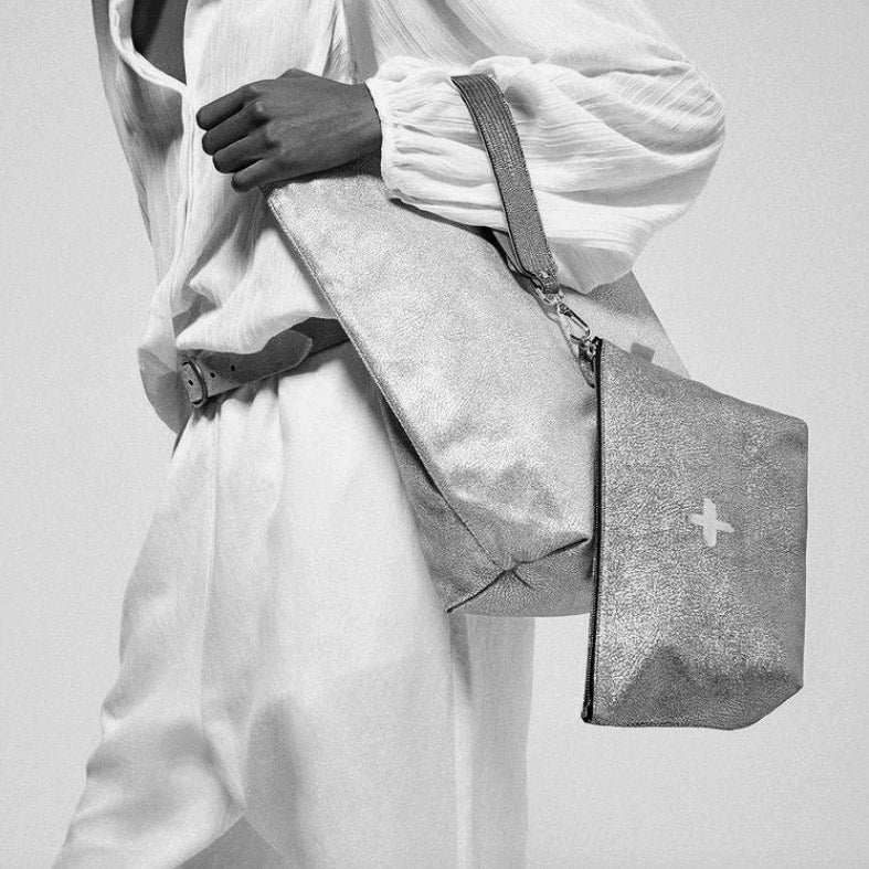 Grand cabas "Laner" cuir Sand Vanille
