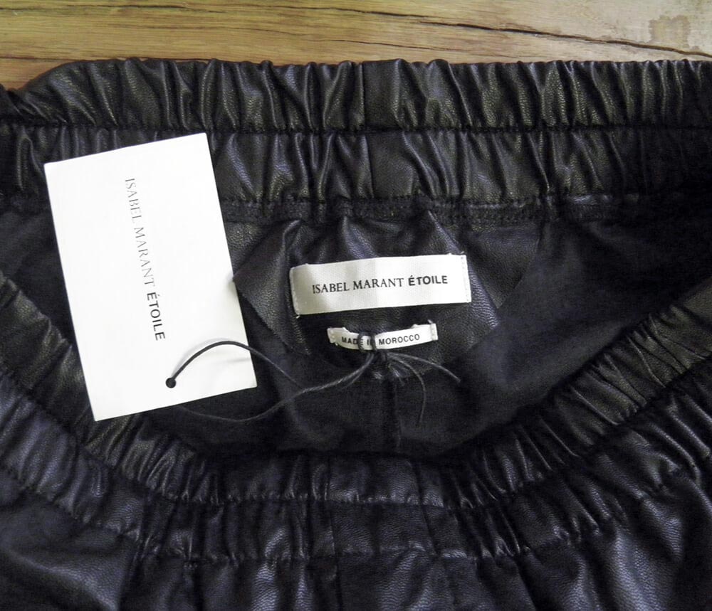 Boyfriend "Jan" simili-cuir NWT (38)