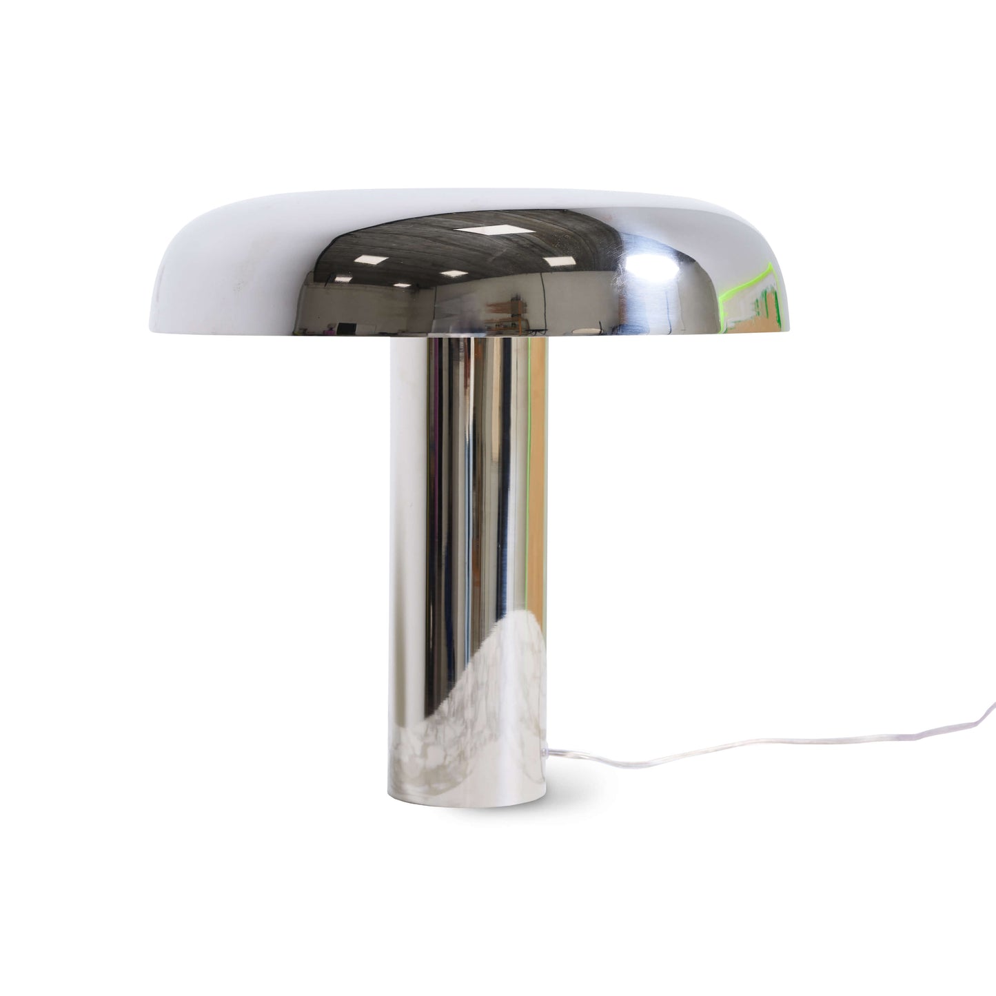 Lampe "Mushroom" chromée