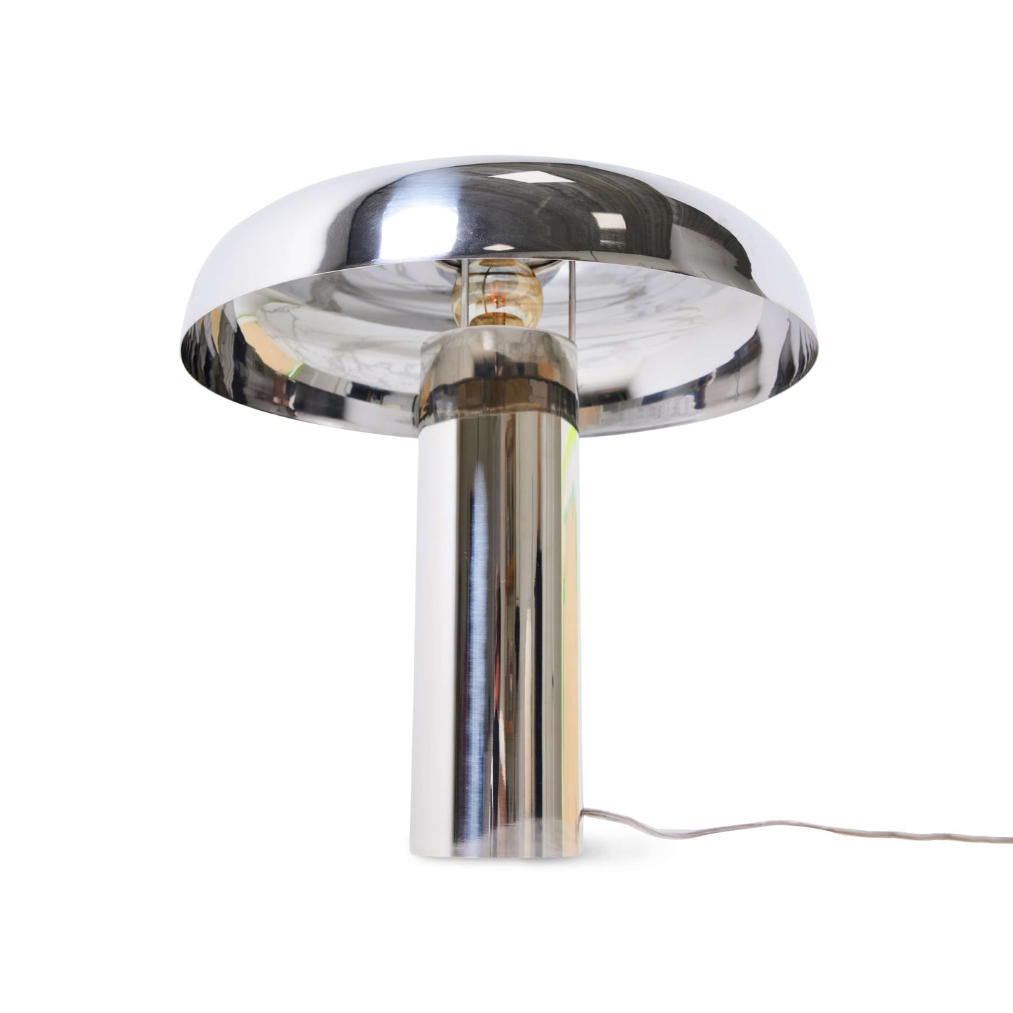 Lampe "Mushroom" chromée