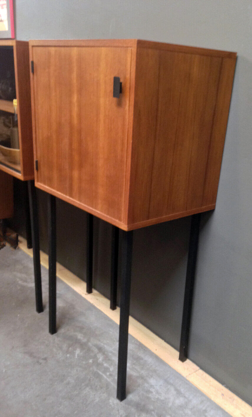 Meuble 1 porte "girafe" Scandinave - Vintage