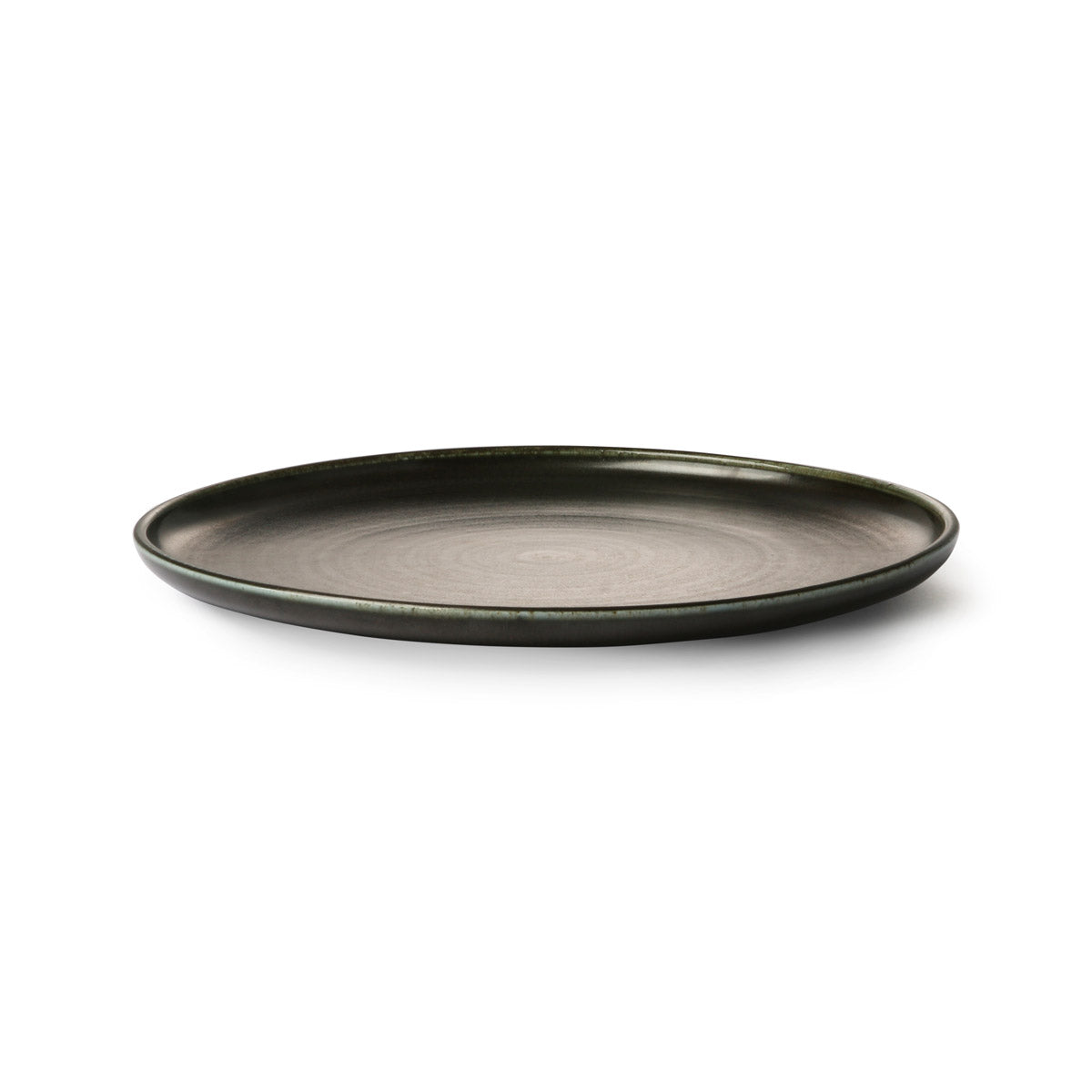 Assiettes plates X2  "Rustic black"