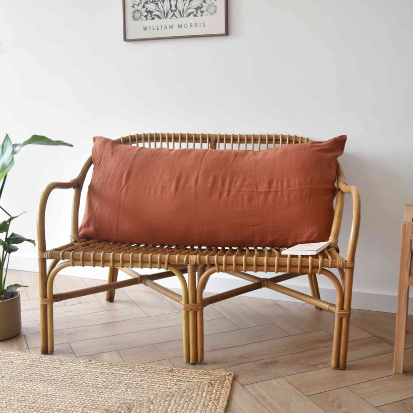 Coussin XL "Viti" lin lavé