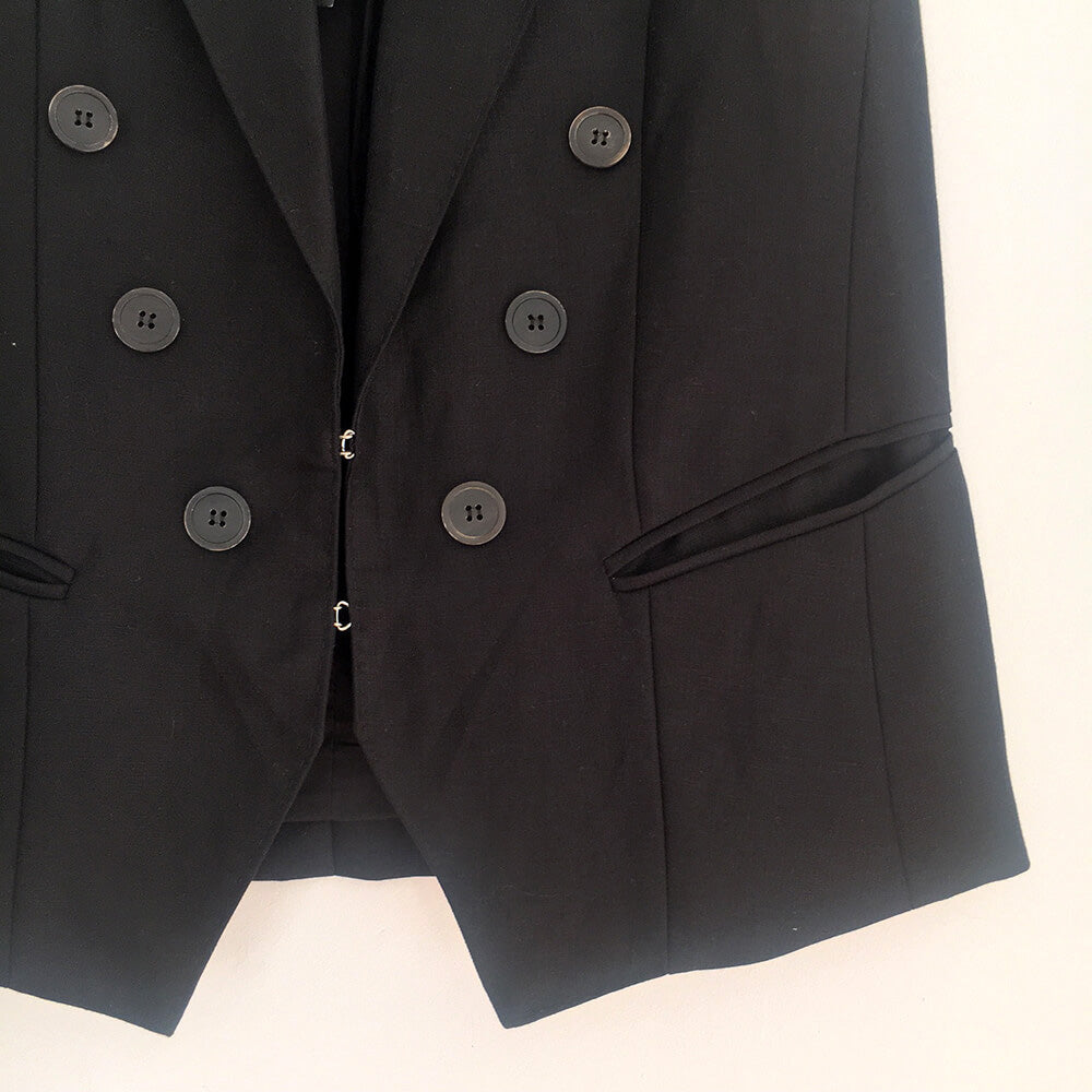 Blazer sans manches "Gould" NWT (2) - Noir