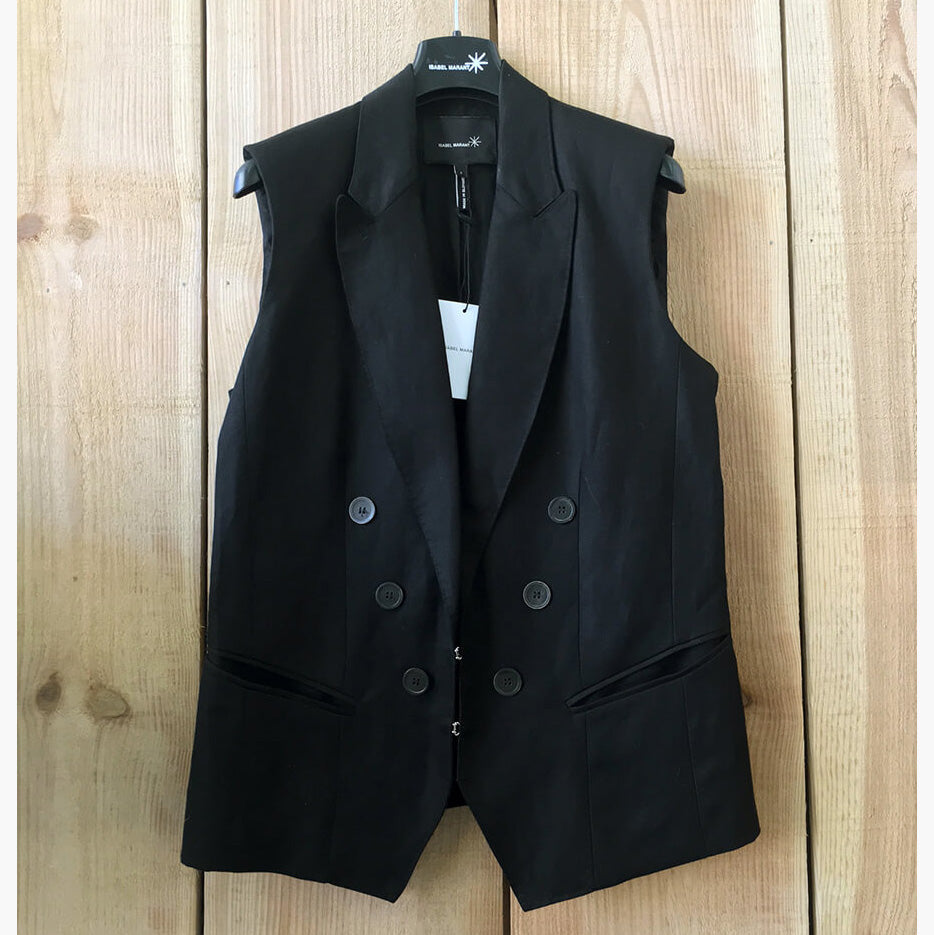 Blazer sans manches "Gould" NWT (2) - Noir