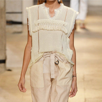 Haut "Tacey" à franges NWT