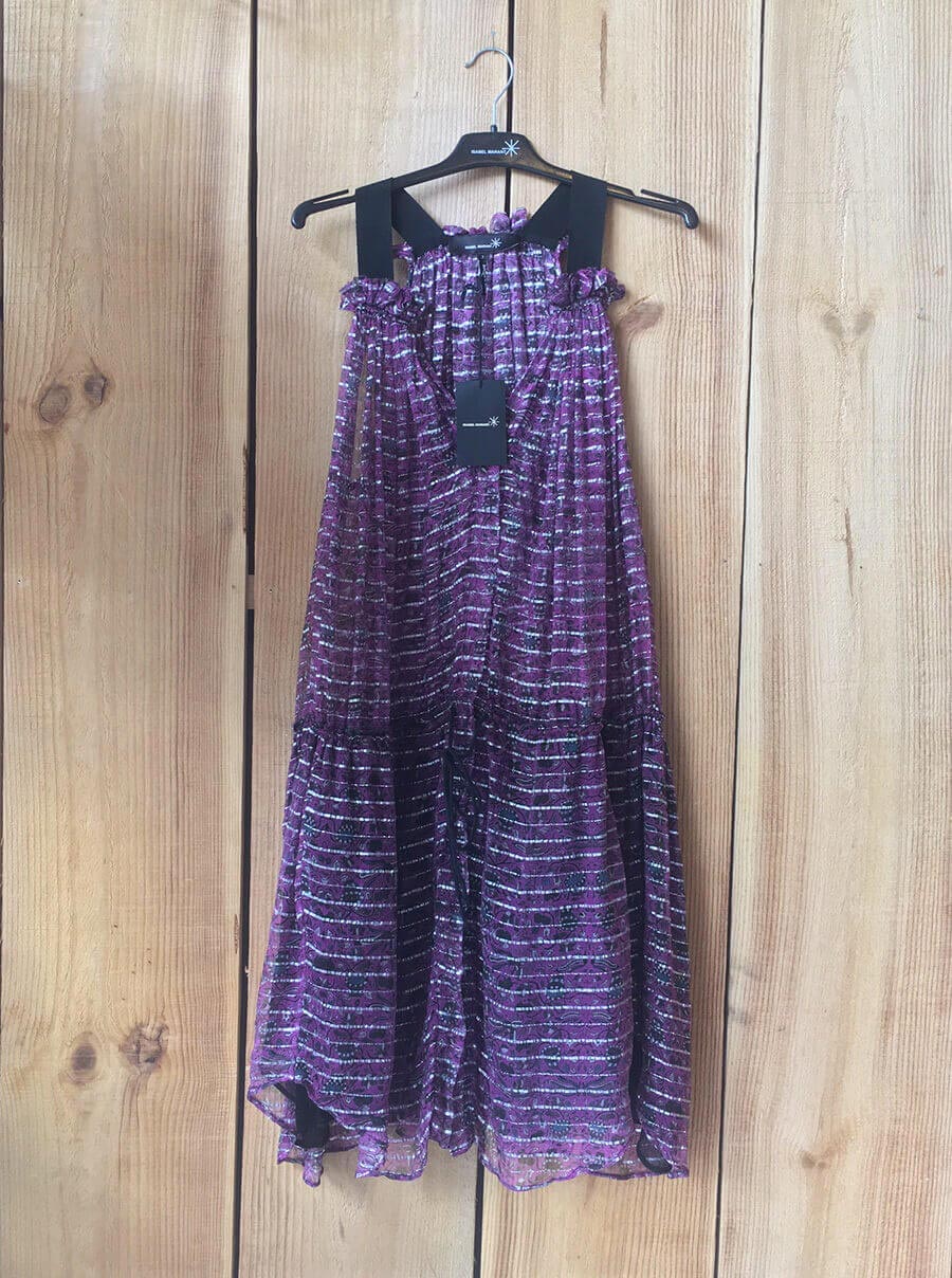 Robe soie & lurex NWT (2)