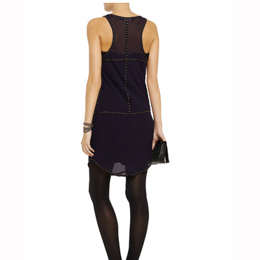 Robe "Parley" soie & métal NWT (40)