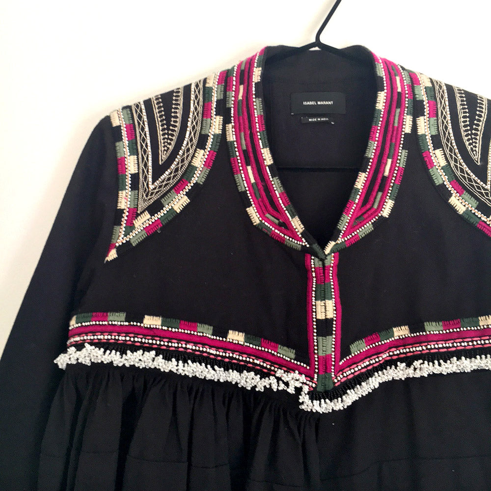 Veste "Sabriel" broderies & perles NWT (40)