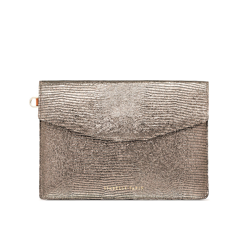 Pochette "Class" cuir Turtle Café