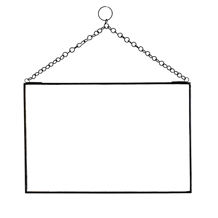 Miroir métal noir