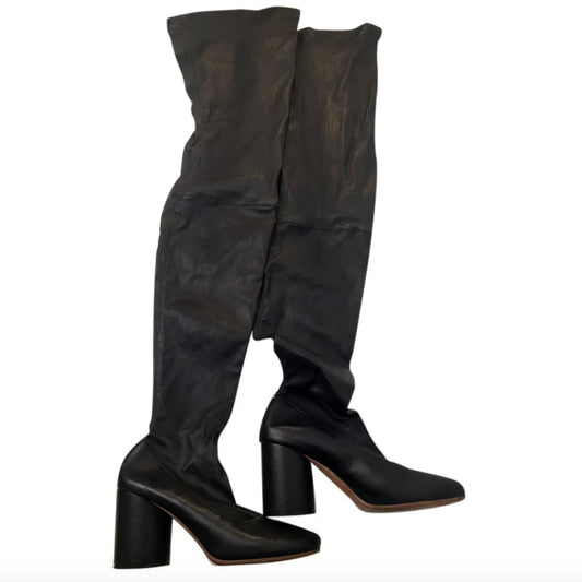 Cuissardes cuir stretch (39)