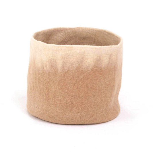 Calebasse en feutre M - Nude/naturel