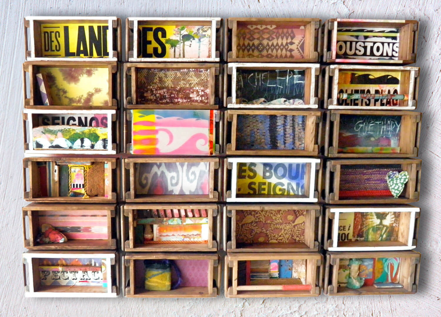 Caisse-étagère - Surf Art #18