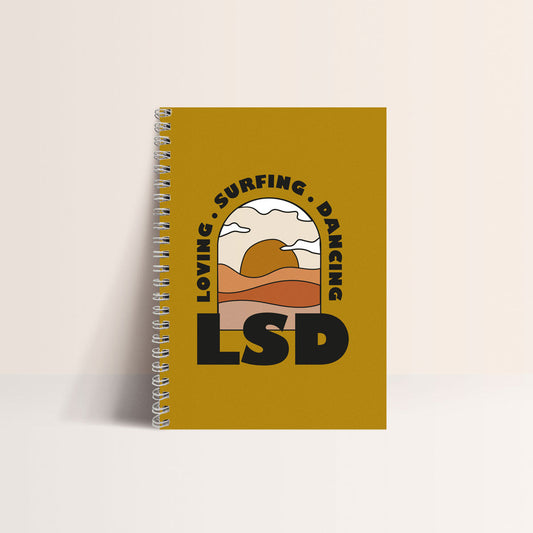 Carnet de notes "Loving Surfing Dancing"