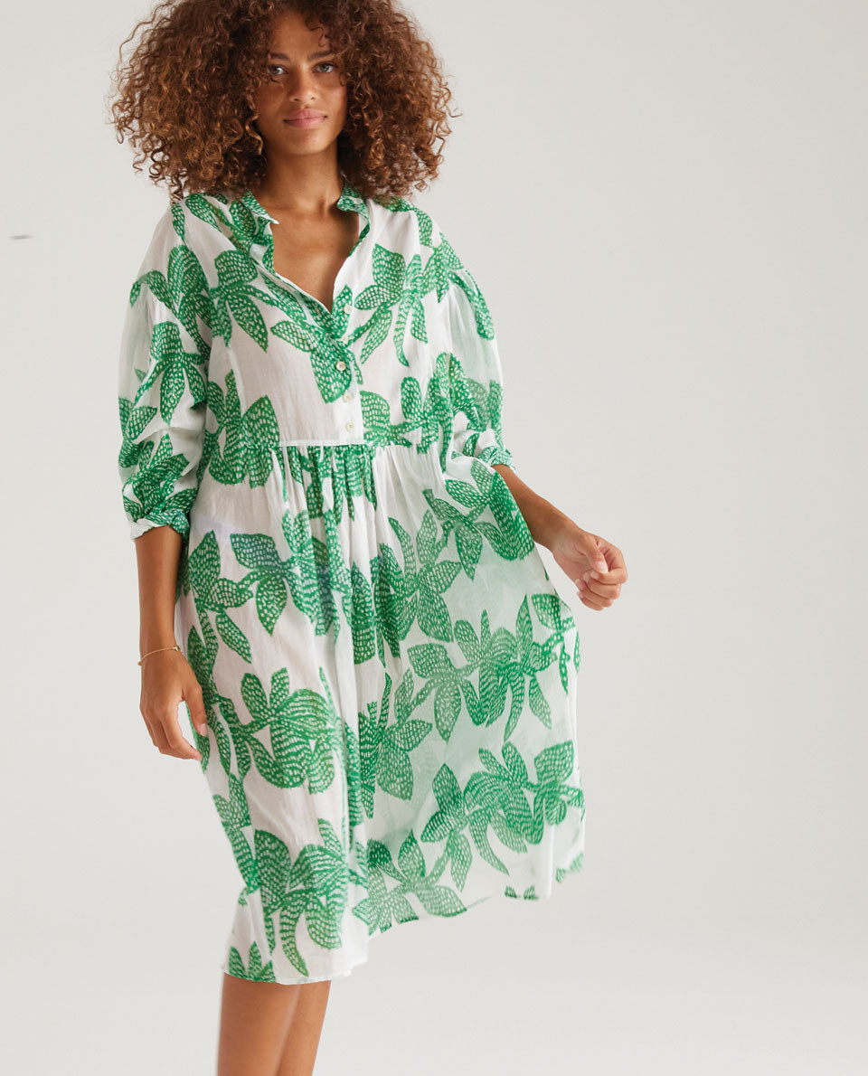 Robe "Valeria Trooble" - Green