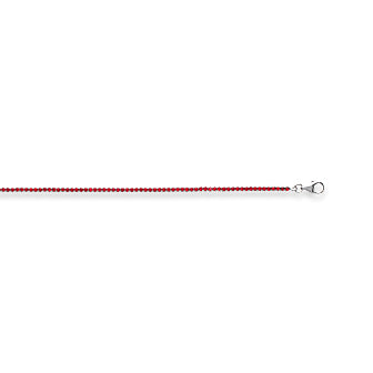 Bracelet Argent & Zircons rouges