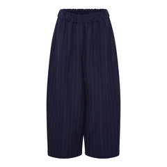 Pantalon "Creek balloon" - Dark navy stripe