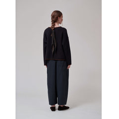 Pantalon "Irissa balloon" - Dark navy