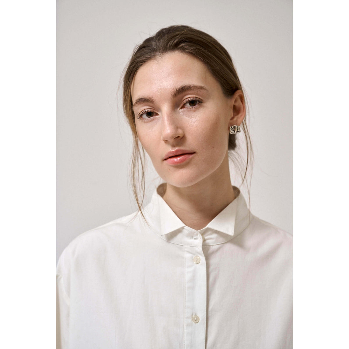 Chemise "Irissa Ls" - White sand