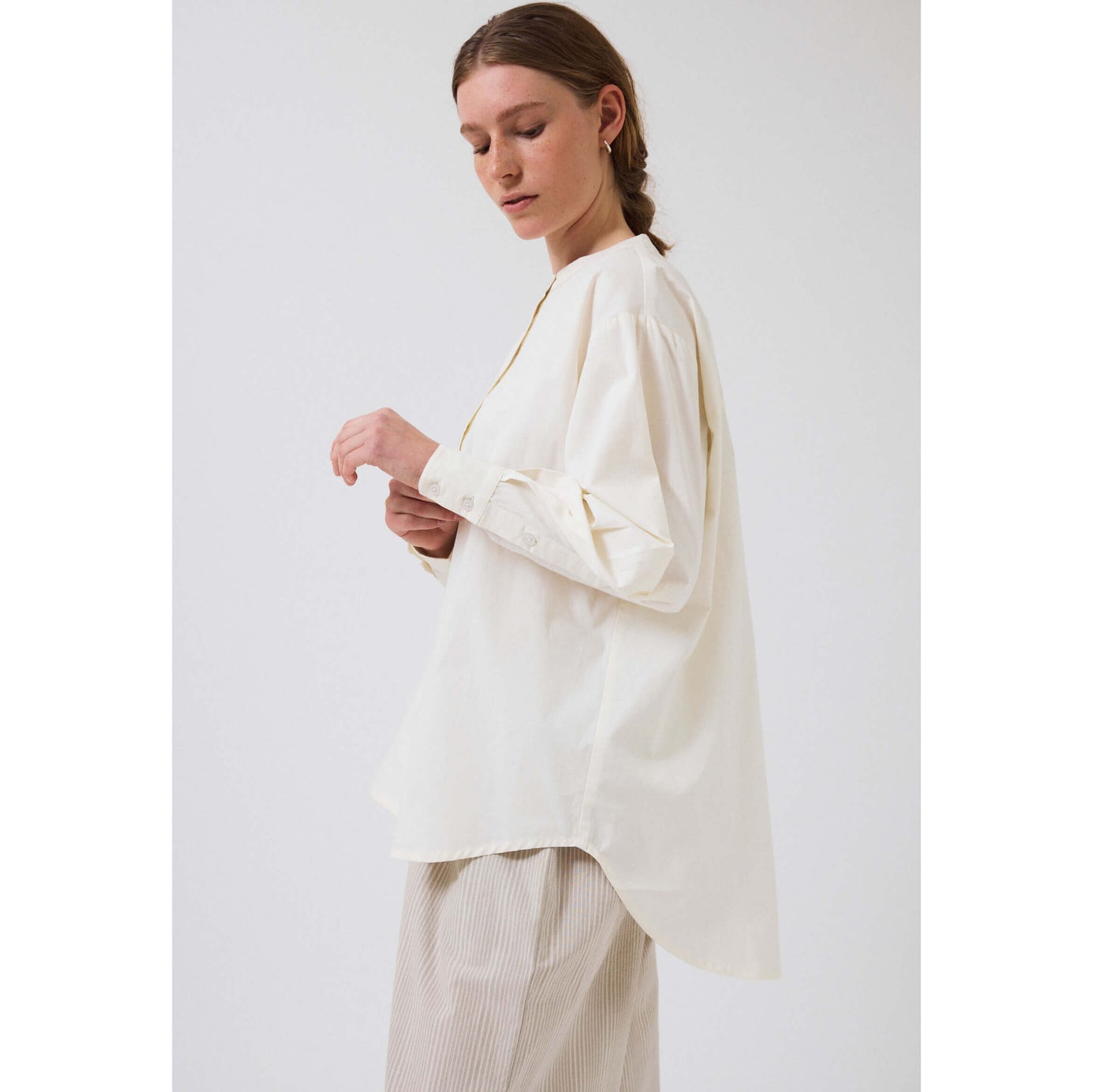 Chemise "Irissa Os" - White sand