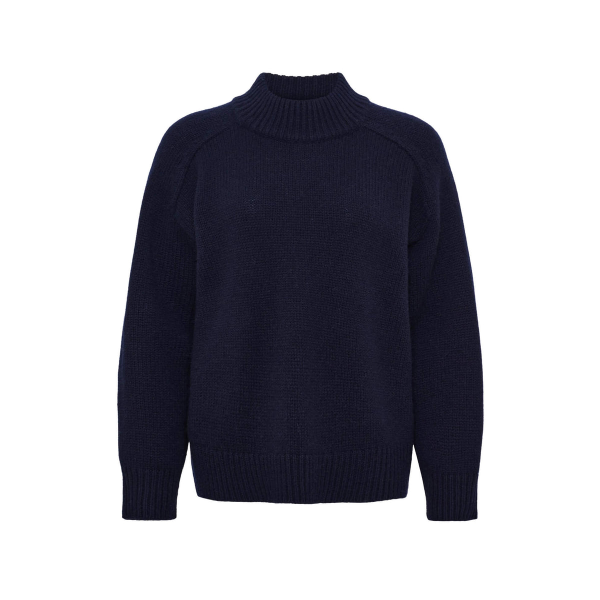 Pull "Valley" laine Mérinos - Dark navy
