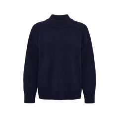 Pull "Valley" laine Mérinos - Dark navy