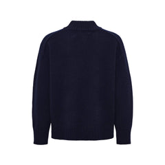 Pull "Valley" laine Mérinos - Dark navy