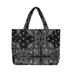 Cabas "Philadelphie Bandanas" - Anthracite