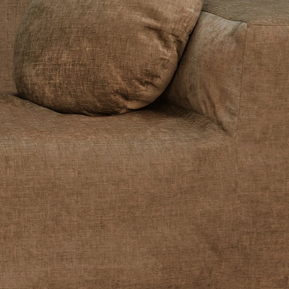 Canapé 4pl. XL "Slow Family" Velours chenille