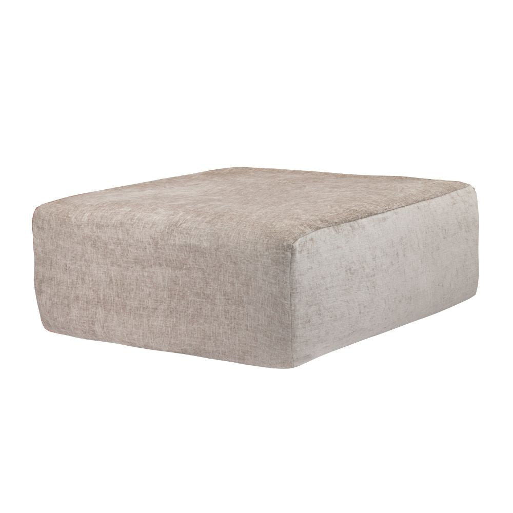 Pouf "Slow" Velours chenille