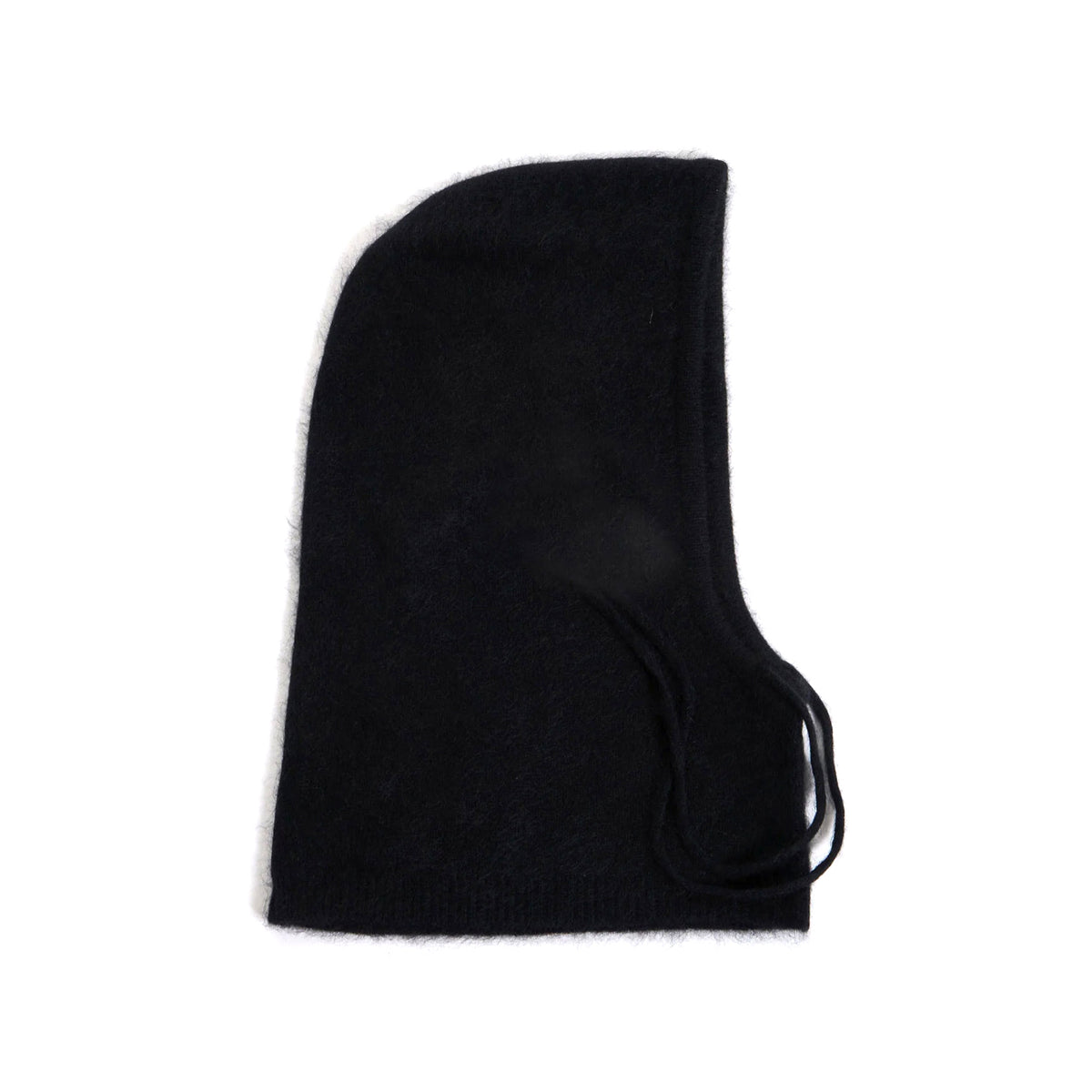 Cagoule laine & cachemire brossé "Bennya" - Noir