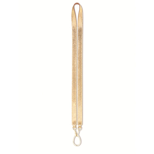 Bandoulière "Strap" cuir Turtle Or