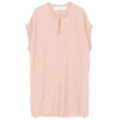 Robe "Rose" mi-longue
