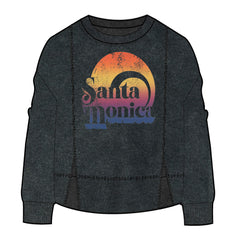 Sweat "Santa Monica" - Acid grey