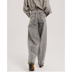 Jean barrel "Fedison" denim nuage