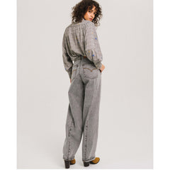 Jean barrel "Fedison" denim nuage