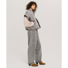 Jean barrel "Fedison" denim nuage