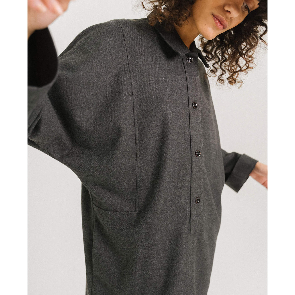 Robe "Félicie" - Anthracite