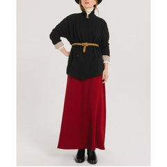 Veste crêpe "Etoile Tribu" - Noir
