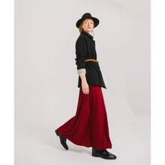 Veste crêpe "Etoile Tribu" - Noir