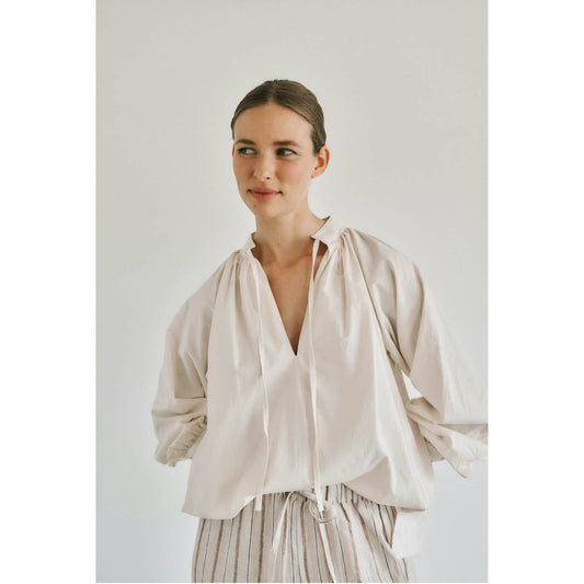 Blouse "Irissa" - White sand