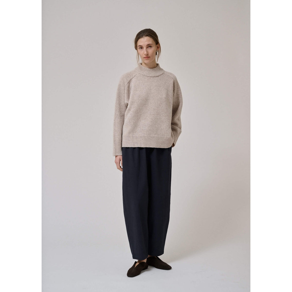 Pantalon barrel "Flora" - Black