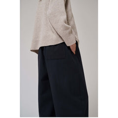 Pantalon barrel "Flora" - Black