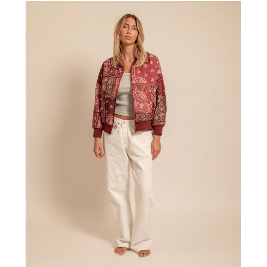 Bomber "Daytona Bandana patch" - Bordeaux