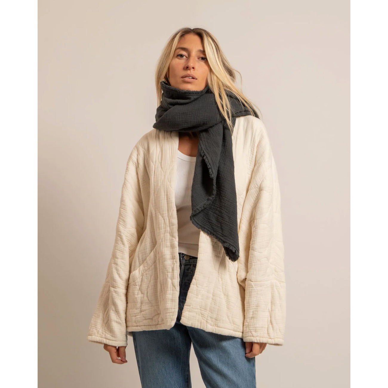 Chèche "Toronto" - Anthracite