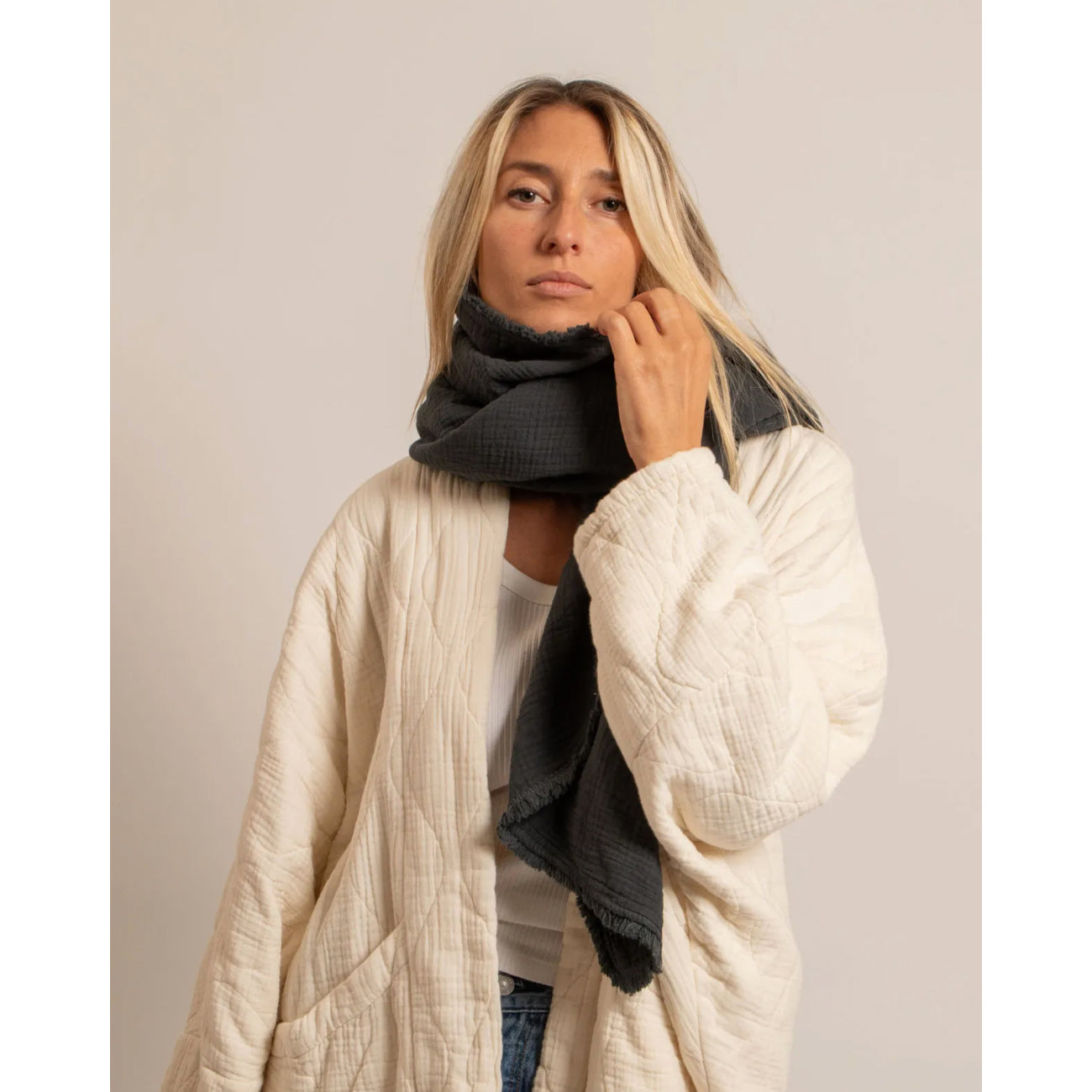 Chèche "Toronto" - Anthracite