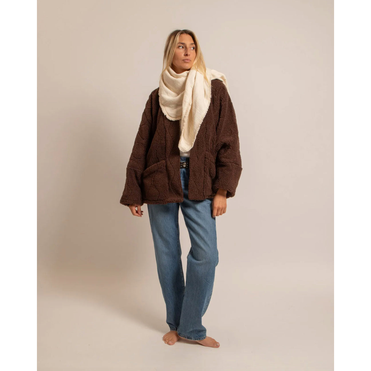 Chèche "Toronto" - Crème