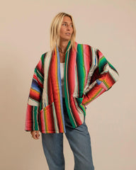 Kimono "Chicago"  rayure Mexicaine